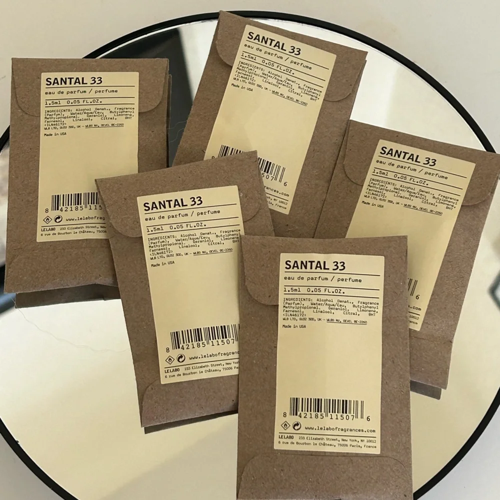 Le Labo Santal 33 1.5ml Deluxe Spray Travel Size Samples NWT Unisex - Picture 5 of 12